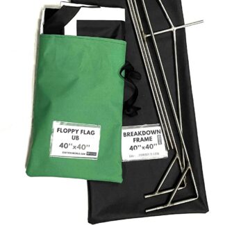 [2490] Gaffers' World 40x40" Ultrabounce road floppy on breakdown frame