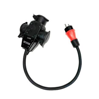 [5114] 0.5m 16A 1-ph 3-way splitter cable