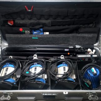 [1307] ARRI kit (3x 650W Fresnel, 1x 750W open-face)