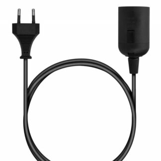 [1520] E27 practical bulb socket w/ 5m cable and plug