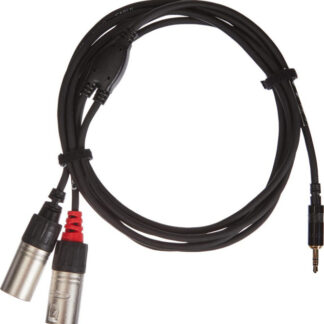 #1340 Cordial CFY 1.5 WMM-Long Y-Adaptor Cable 3.5 mm (Cinch 3.5 mm Stereo Gold/2x XLR-Male, Length 1.5 m)