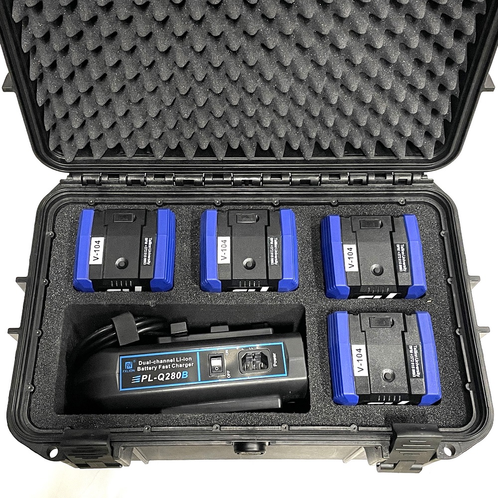 #2812 FXLion V-mount kit (4 batteries, 2-ch charger) - Image 3